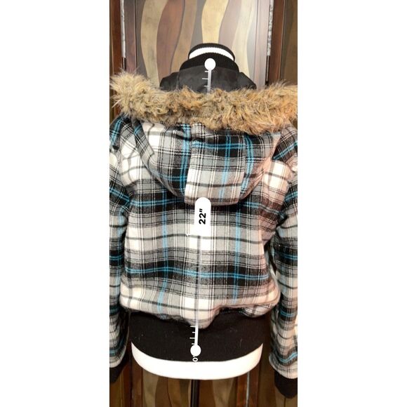 Vintage 80s OP plaid bomber jacket. Size L. - Picture 7 of 11